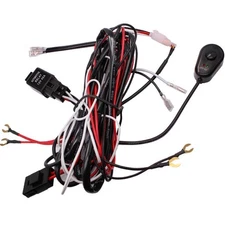 Universal Switch Relay Harness Fog Lamp Relay 12V 40A LED8FT 1 Piece For 2 Lamps