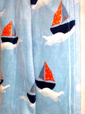 Laura Ashley Seaside Boats Fleece, BNWT, Sealed Packet