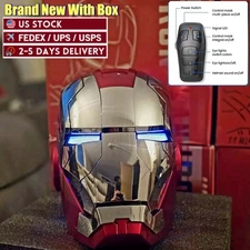 Autoking Iron Man Helmet MK5 1/1 Voice-controlled Mask Transform CosplayProp NEW