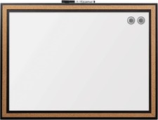 Dry-Erase Board/Whiteboard, 17"x23", Magnetic, Cork Fre 13765