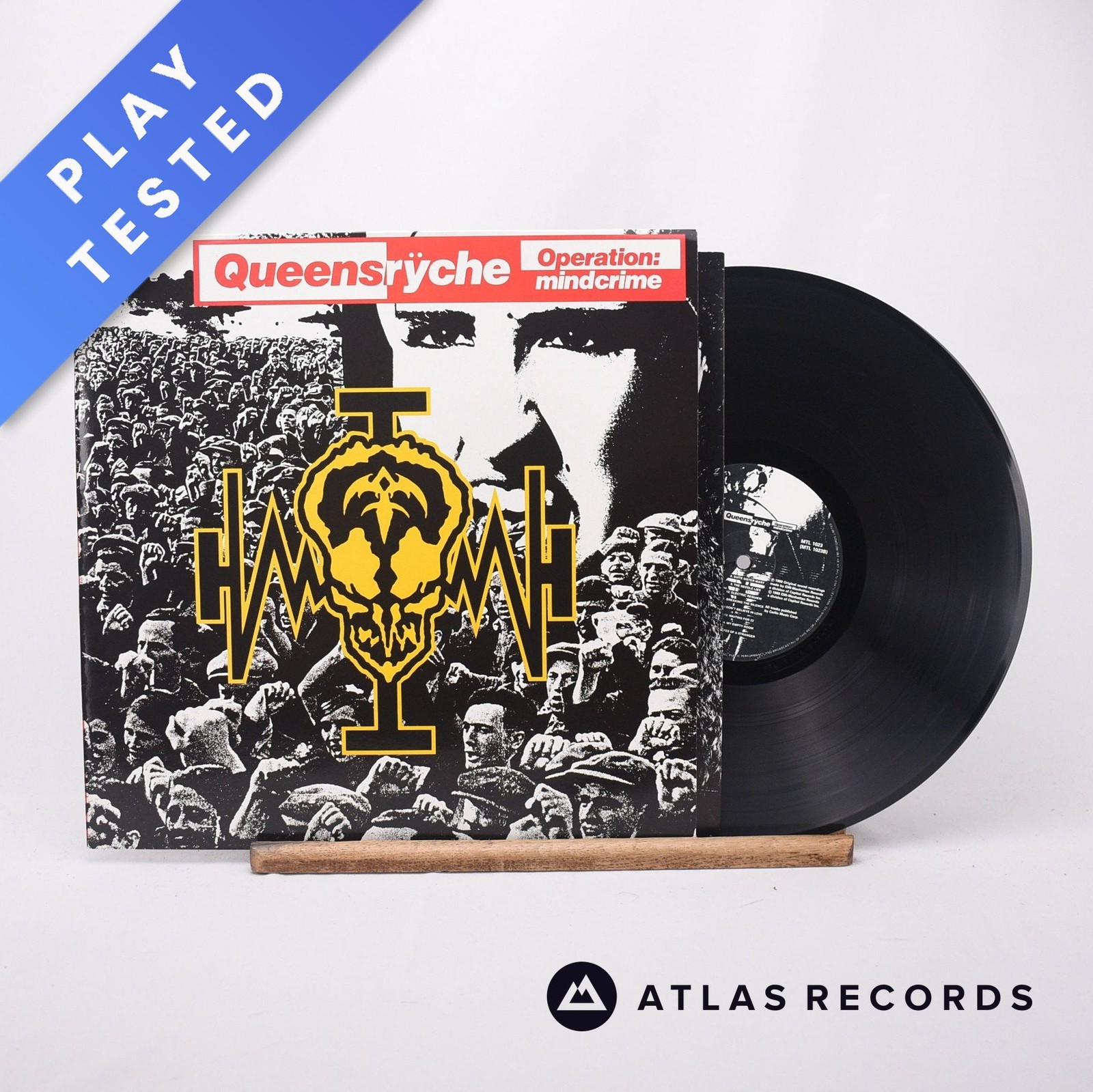 Queensrÿche Operation: Mindcrime A-1 B-1 LP Album Vinyl Record MTL 1023 - EX/EX