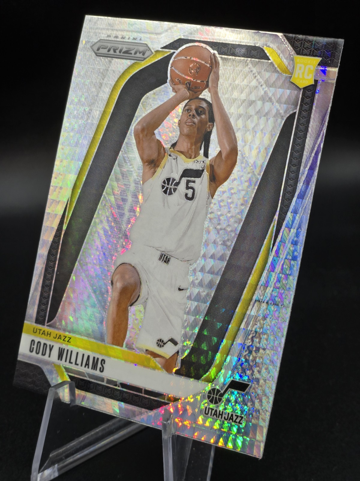 2024-25 Panini Prizm - Cody Williams #232 Hyper Prizm (RC)