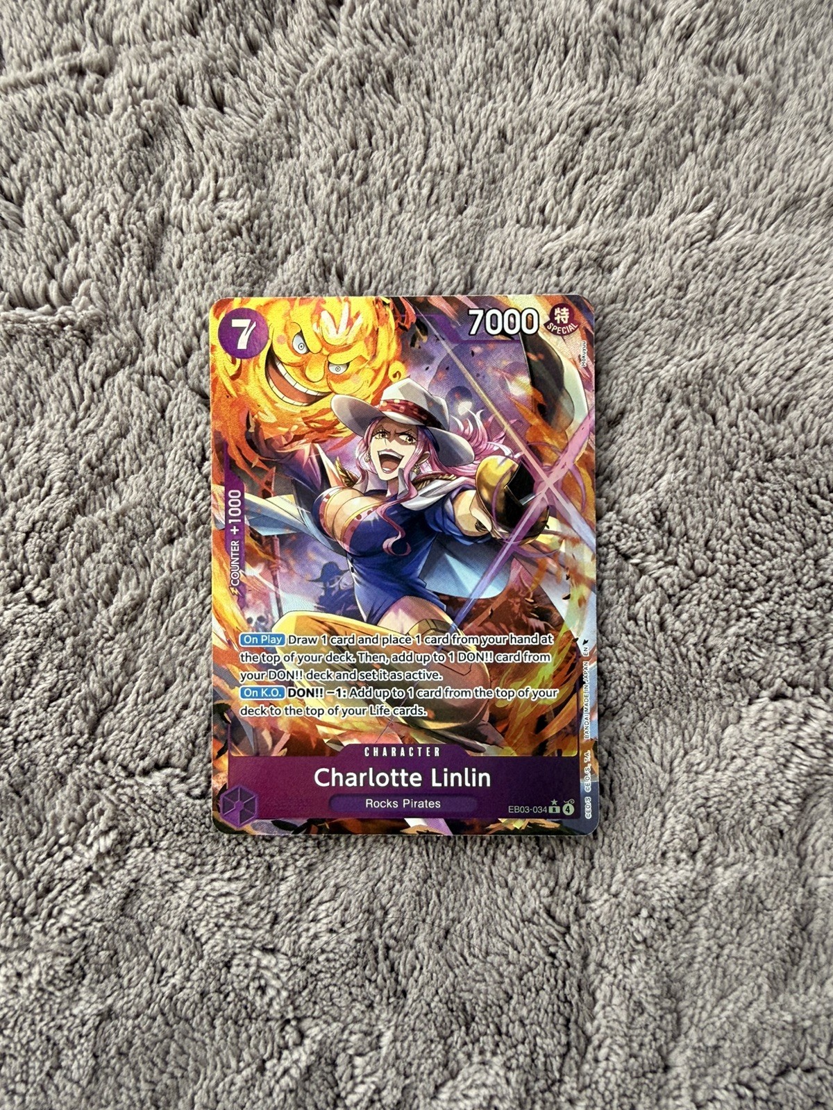 One Piece TCG Charlotte Linlin EB03-034 Alt Art Heroines Edition English
