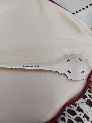 Antique Sterling Silver Spoon Society Miniature Rifle Clubs Look Forward 1910 HM - Picture 8 of 8