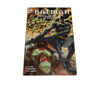 DC Comics Batman Gotham Shall Be Judged Book Paperback Action OOP Hine 2012