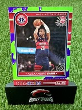 2024-25 NBA Haunted Hoops Alexandre Sarr Slime Green Purple Rookie RC