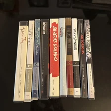 The Criterion Collection 10 DVD Lot Scratch Free Includes Booklets.