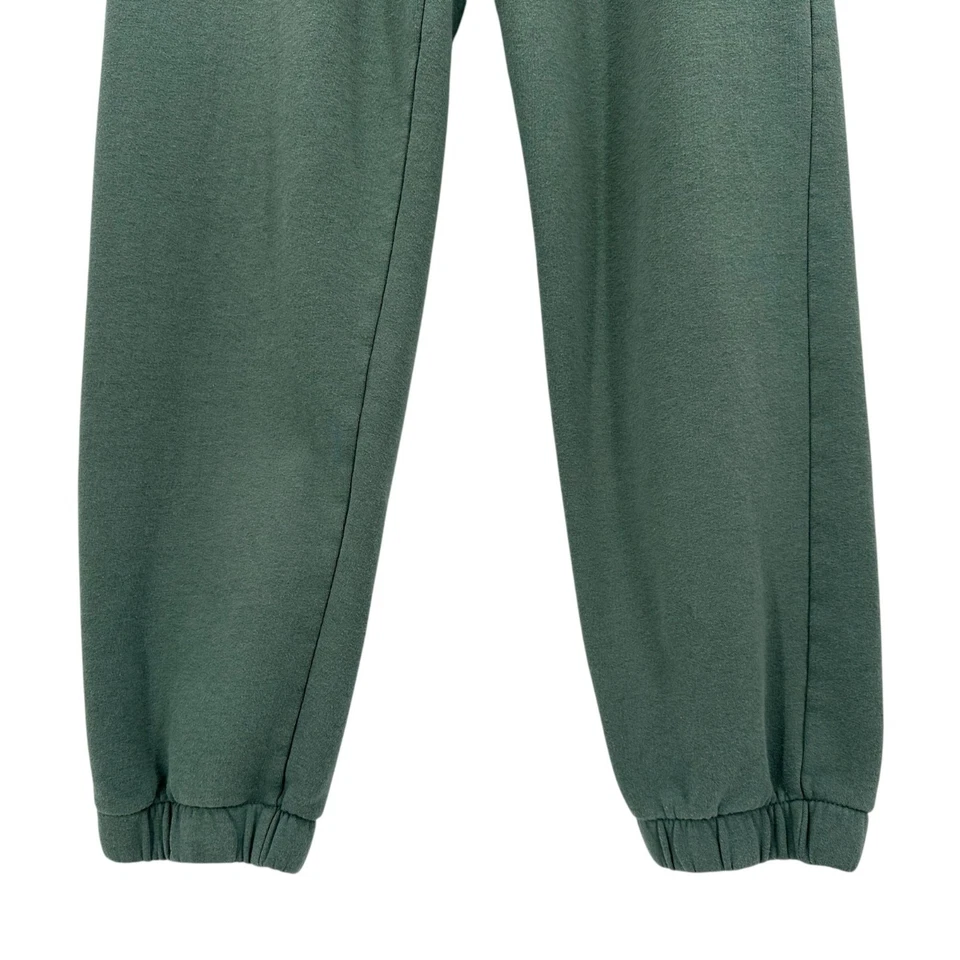 Outerknown женщин маленькие брюки бегунов органический хлопок толстовки с высоким подъемом зеленый - Изображение 3 из 4