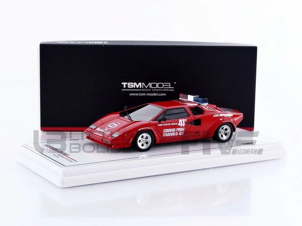 TRUESCALE MINIATURES 1/43 - LAMBORGHINI COUNTACH SAFETY CAR - MONACO GP 1983 () - Photo 1/1
