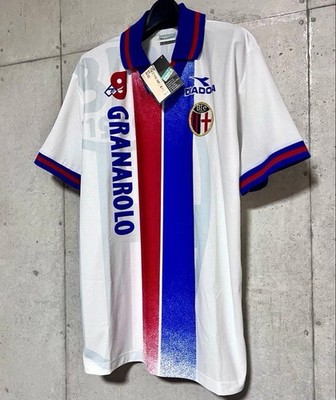 Giuseppe Signori #10 Bologna FC 98/99 Away Jersey Diadora Size L