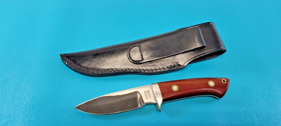 Cuchillo Khyber Drop Point Acero Inoxidable #2650 Japón + Funda de Cuero TR460 Foto 4 de 4