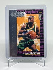 1995-96 UD Collector's Choice Crash the Game Silver Set Shawn Kemp #C4