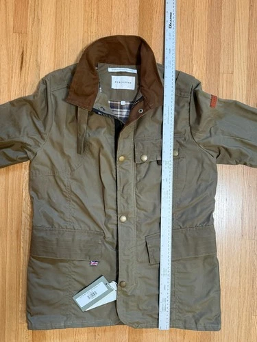 2021 RARE Peregrine x Dant Bexley Waxed  Cotton Jacket Brown Size SMALL BNWT image 8