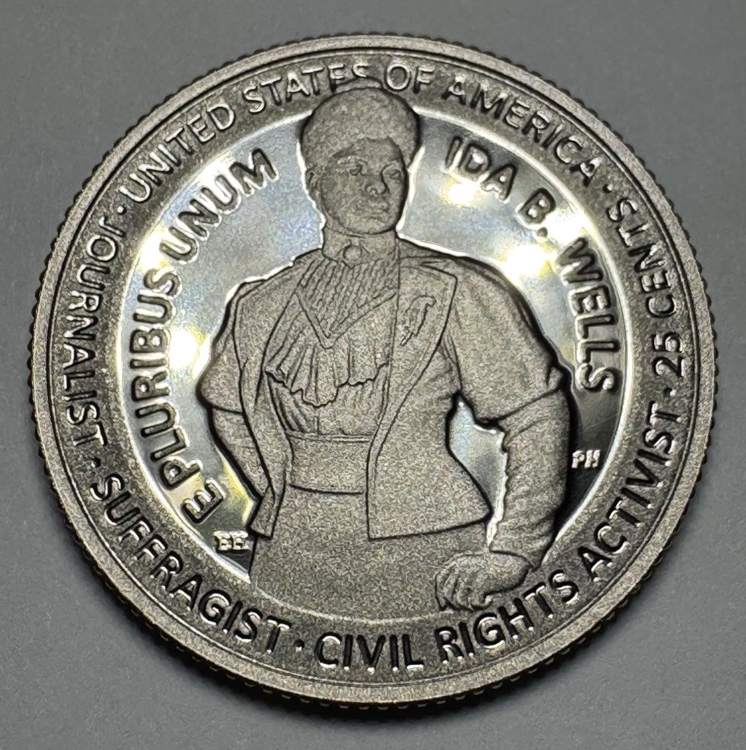 2025-S Ida B. Wells Proof American Women Quarter 25cent Coin from
