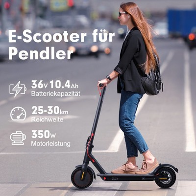 Gebrauchter 350W App-Scoot, 20km/h, 10.4ah, ohne abe! Geburtstag-Praktik-Favorit