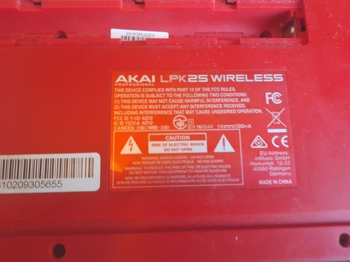 AKAI LPK25 Wireless MIDI-Keyboard – defekt / Bastlergerät - Bild 3 von 4