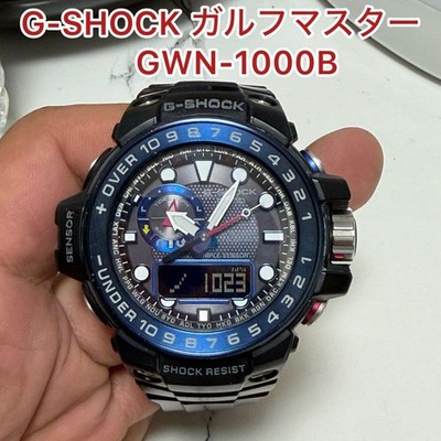 Casio G Shock GWN1000B Gulfmaster Triple Sensor Black Men's Watch Authentic