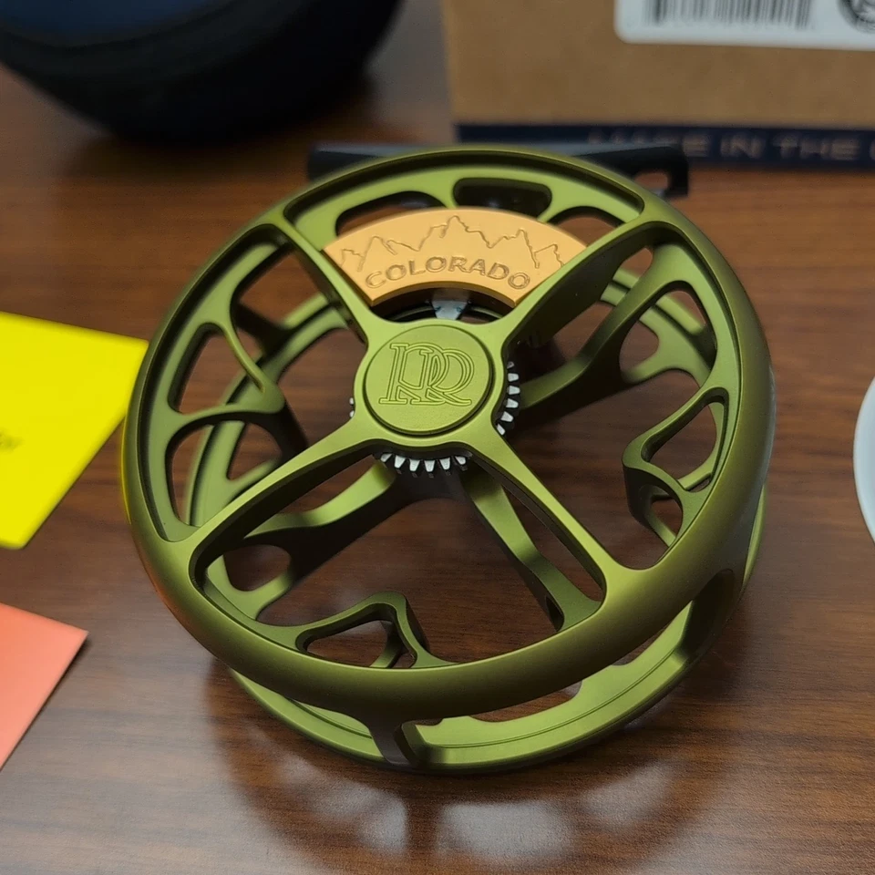 ROSS Colorado 4/5 Matte Olive Fly Reel - USA Made - FREE SHIPPING! - image 2 of 4