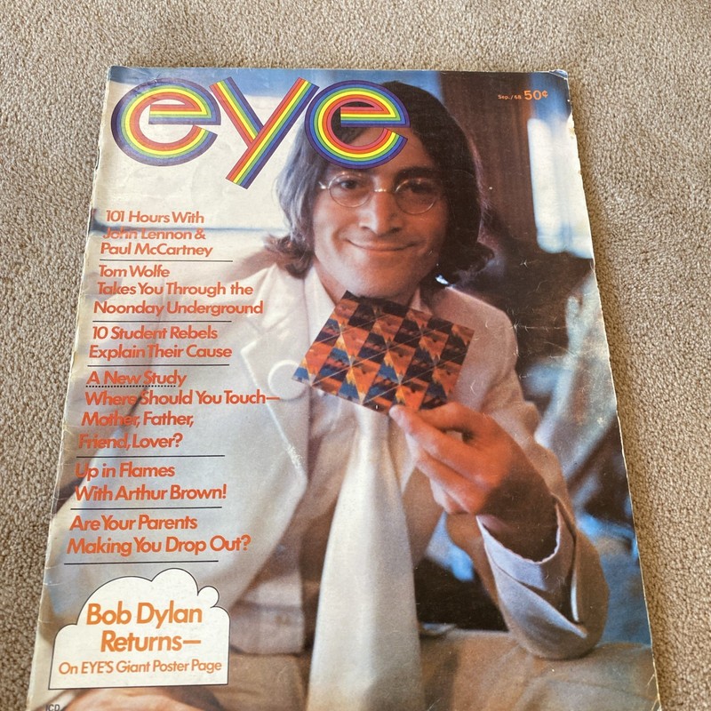 Sept 1968 EYE Magazine - Lennon, McCartney, Bob Dylan