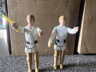 Star Wars 1977 Brown Hair Farm Boy (2) Luke Skywalker Loose Kenner Figures