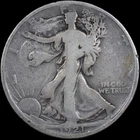 1921 P Walking Liberty Silver Half Dollar 50C - VG/F Fine Coin - SKU#673