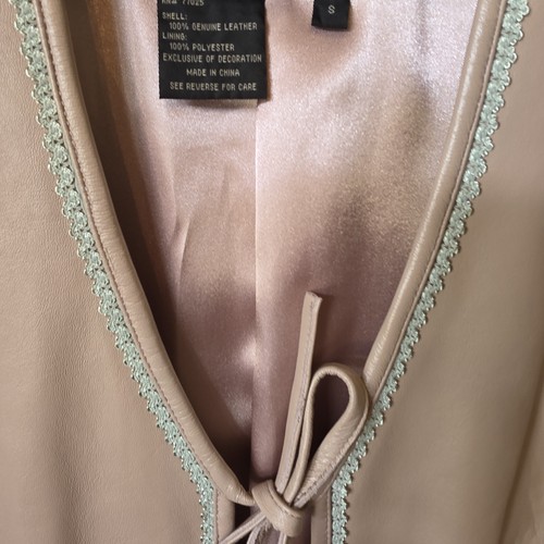 Giacca Terry Lewis classica lusso donna taglia small blush aperto davanti blazer - Foto 3 di 11