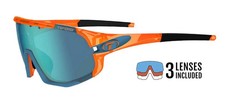 Tifosi Sledge Cycling Sunglasses - Crystal Orange - Interchangeable Lens
