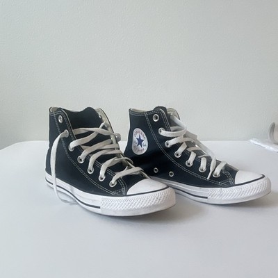 Converse Chuck Taylor All Star High Top Black/White Canvas Lace-Up Sneaker