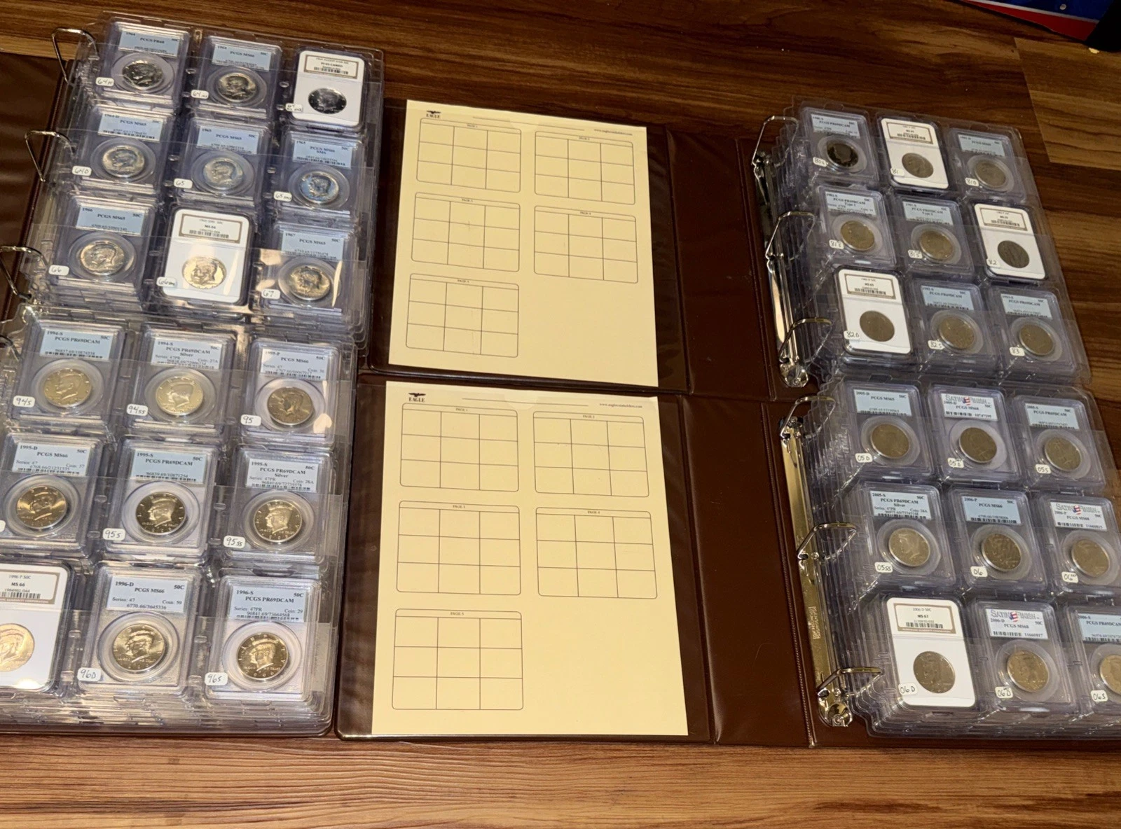 KENNEDY MASTER SET 158 GRADED COINS 1964–2009 MS65-PF70 PCGS Silver NO RESERVE