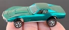 Vintage Hot Wheels Redline 1968 PRISTINE AQUA Custom Corvette HK - STUNNING! NR