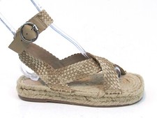 Sam Edelman Dakota Flatform Espadrille Sandal Women's - Natural - Sz 7.5 M