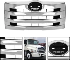 Front Chrome Grille Chrome Horizontal Billet Main Grille Compatible with 2011-20