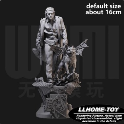 Anime Joker Walking Dog Resin 3D Print GK Figure DIY Model Unpainted