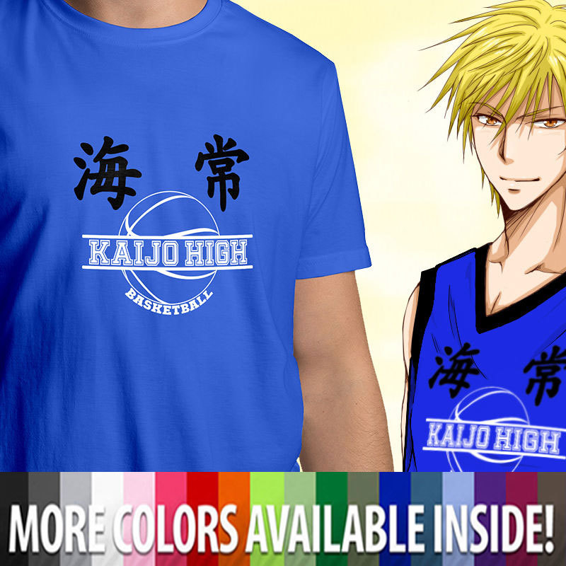 Mens Unisex Tee T-Shirt Kuroko's Basketball (Kuroko no Basuke) Ryota Kise  Kaijo
