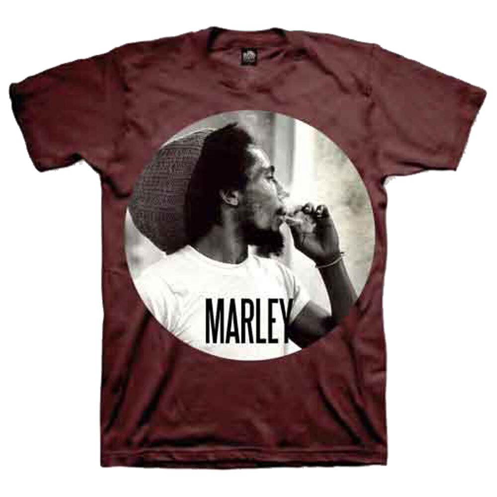 Bob Marley Iconic Circle Logo Graphic T Shirt