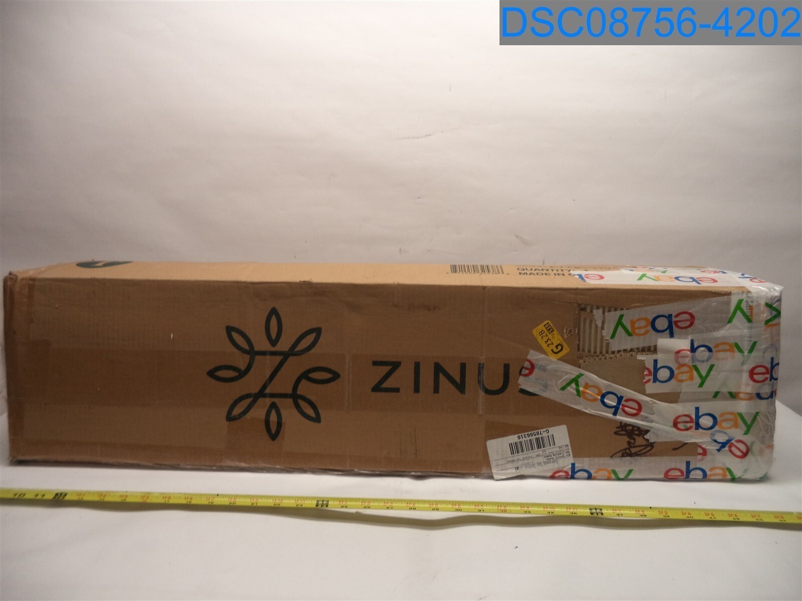 Zu-abs-9ts 74.3" L X 38.4" W X 8.7" H