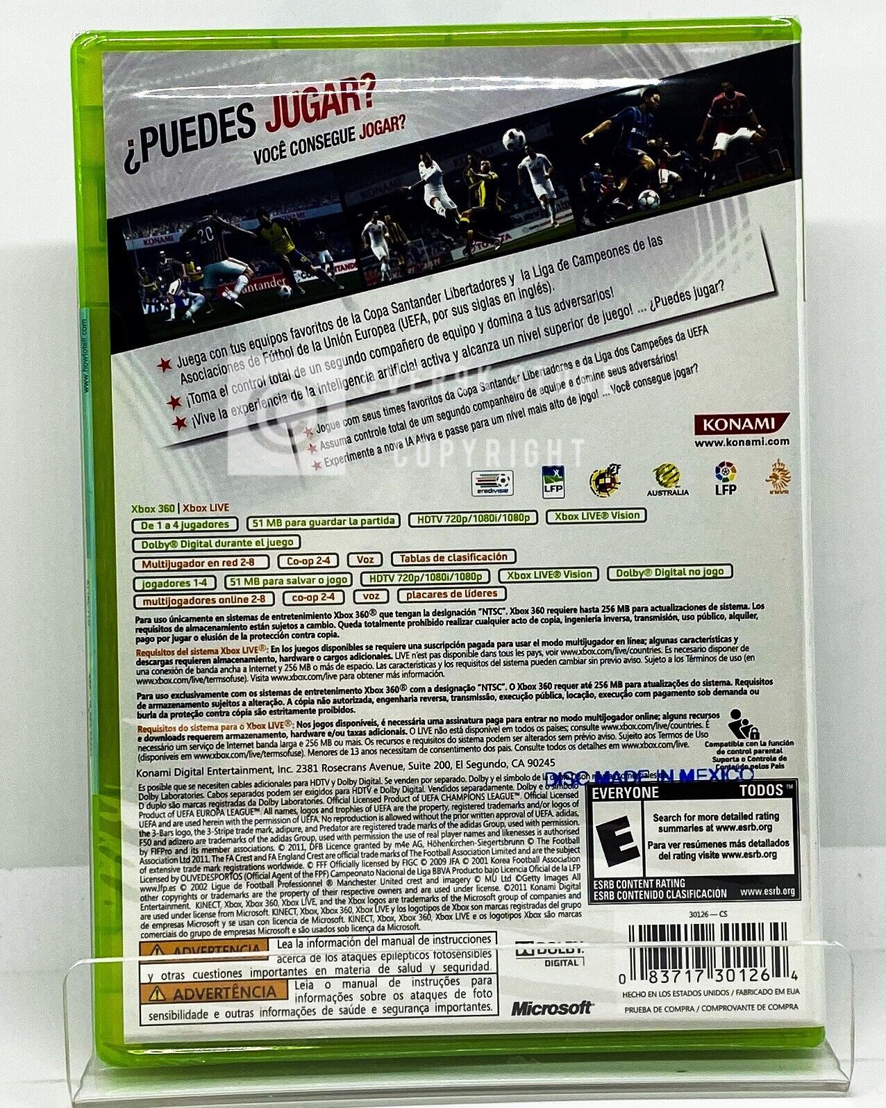 Pro Evolution Soccer PES 2012 (Microsoft Xbox 360, 2011)