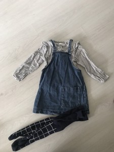next baby denim dress