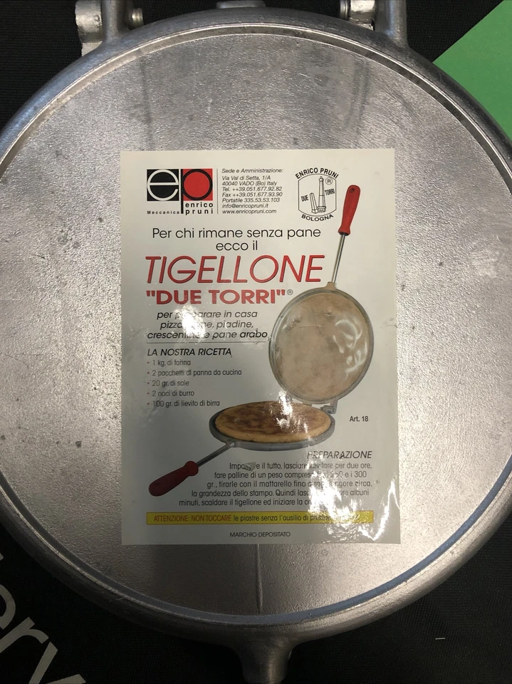 DUE TORRI TIGELLIERA TIGELLONE 1 POSTO PRODOTTO MADE IN ITALY TIGELLONE19 - Immagine 2 di 4
