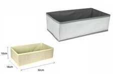 Box Scatola Salvaspazio Portatutto Contenitore Armadio Organizer 32x16x10cm dfh