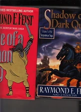 LOT 2 RAYMOND FEIST HB1ST'S-DARK QUEEN/DEMON KING-1994-7-VLS 1+3 SERPENTWAR SAGA