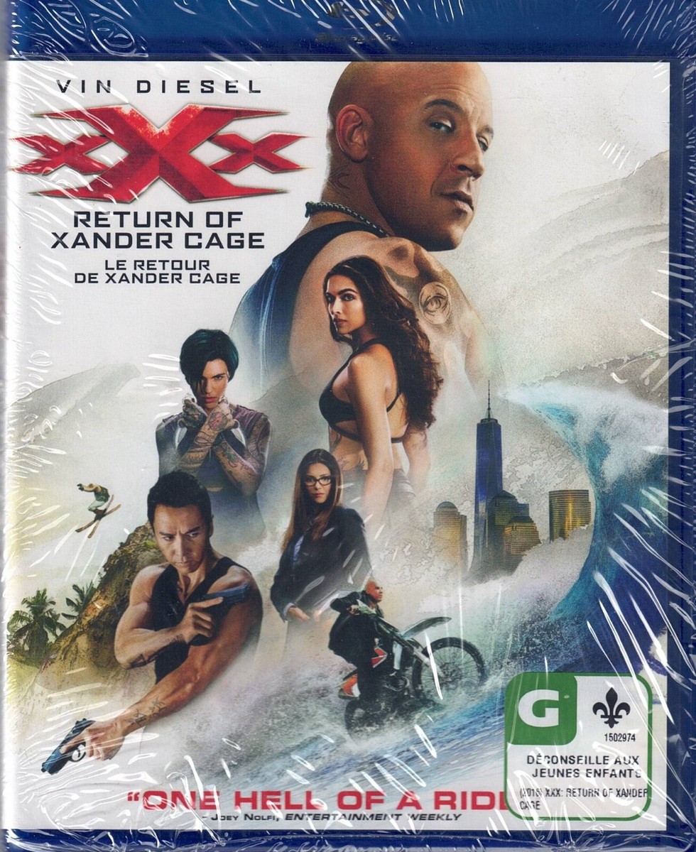 xXx: Return of Xander Cage (Vin Diesel) - Blu-Ray - Good Condition