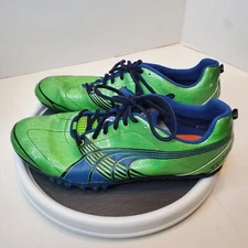 PUMA Shoes Complete TFX Sprint 3 Track Men's Size 10 Green Blue 185198 09 EUR 43
