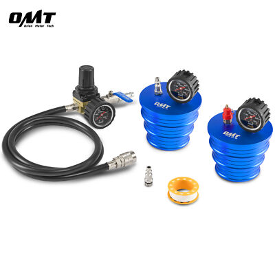 OMT CAC Charge Air Cooler Boost Leak Tester 4'' 3.5'' 3'' Steps 6061 Aluminum
