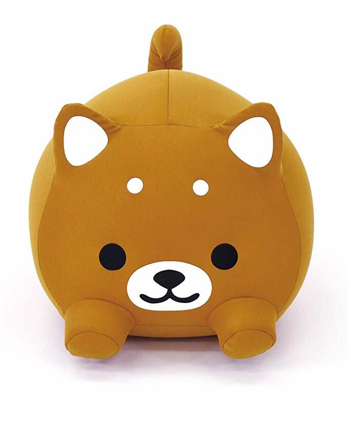 MOGU Cushion Mogutchi Dog Brown Stuffed Animal Plush from Japan