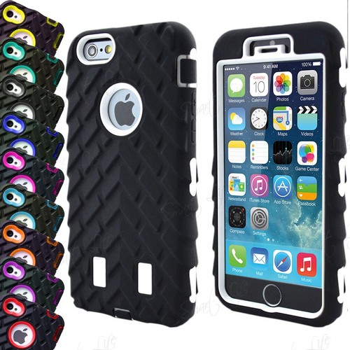 Antichoque Protector Resistente Carcasa Silicona Para IPHONE 6 6S 5 | eBay