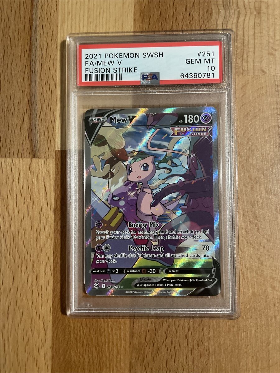 PSA 10 Mew V Alt Art Fusion Strike 251/264 | eBay PSA 10 Mew V Alt Art Fusion Strike 251/264 | eBay