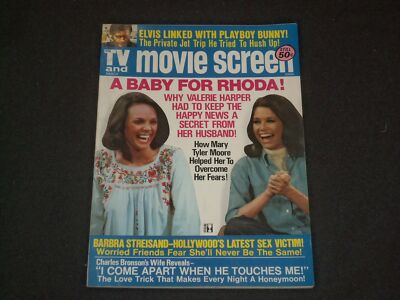 1975 MARCH TV AND MOVIE SCREEN MAGAZINE - ELVIS PRESLEY- VALERIE HARPER- ST 6270