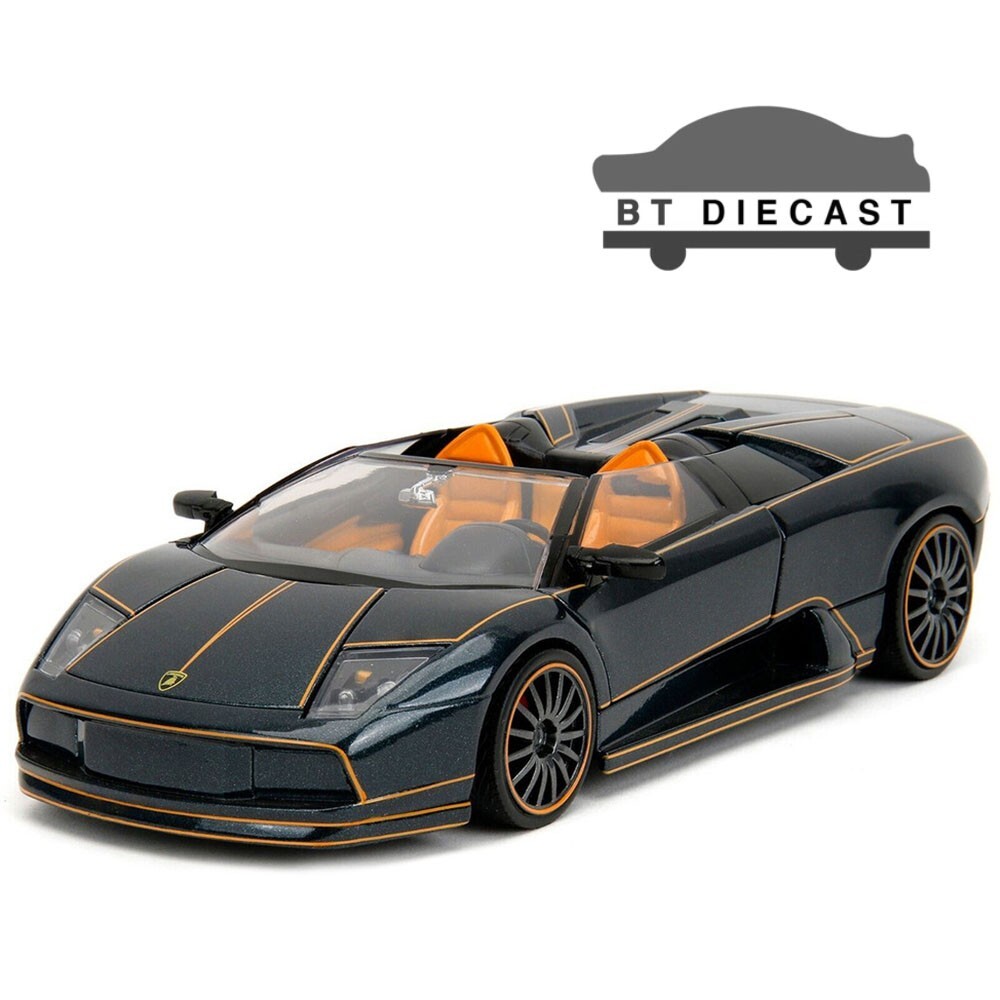 JADA PINK SLIPS LAMBORGHINI MURCIELAGO ROADSTER 1/24 BLACK