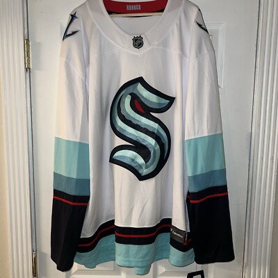 Men's Fanatics Seattle Kraken Away Breakaway Jersey 3XL NWT New
